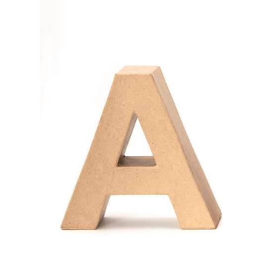 Papp-Buchstaben A 17,5x5,5cm
